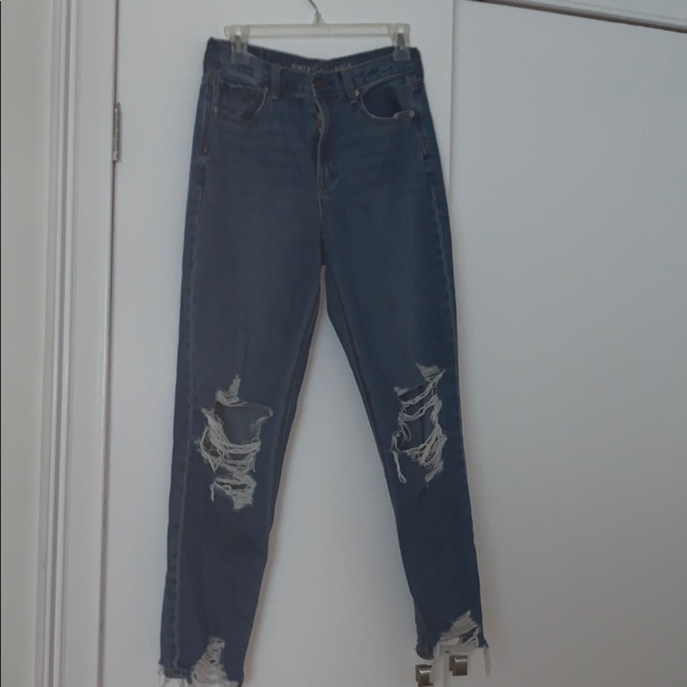 america eagle mom jeans